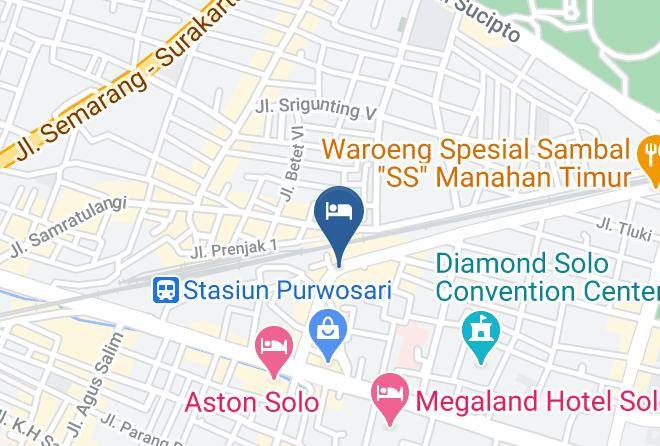 Surakarta - Solota Kostel Maps