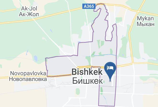 Bishkek - Solutel Hotel Maps