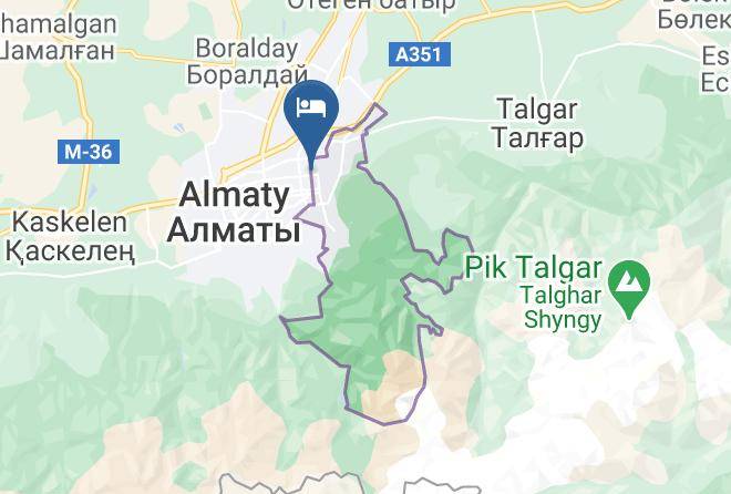 Almaty City - Soluxe Hotel Almaty Maps