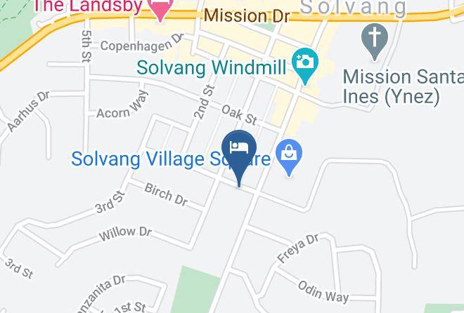 Santa Barbara - Solvang Gardens Lodge Maps