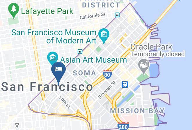 San Francisco - Soma Park Inn Civic Center Maps