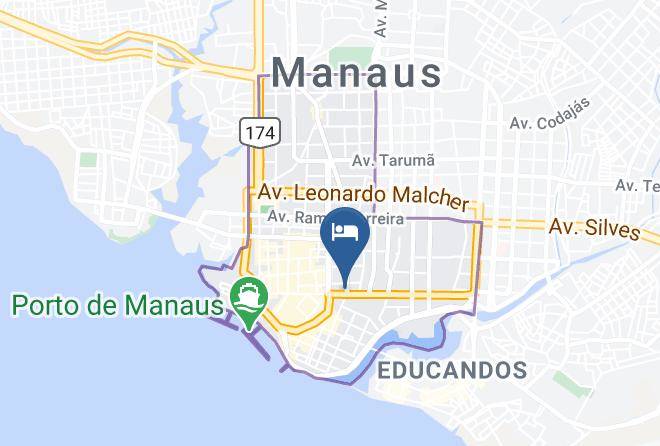 Manaus - Sombra Palace Hotel Maps