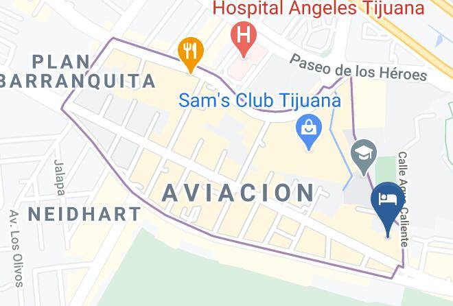 Tijuana - Sombrero Motel Maps