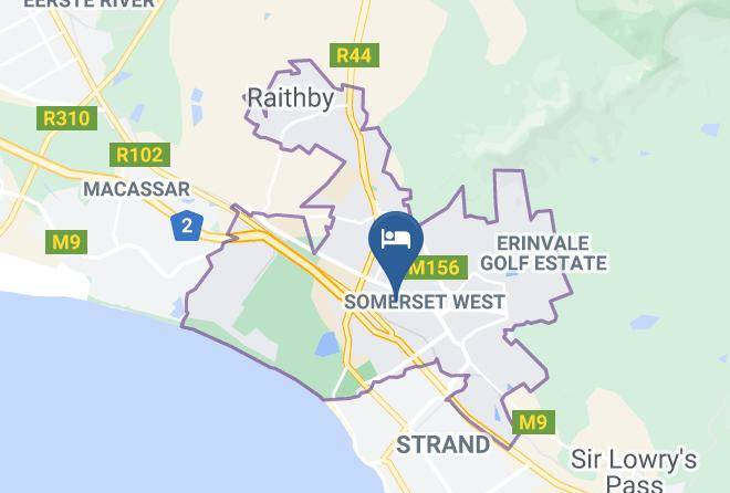 City Of Cape Town - Somer Place B&b Maps