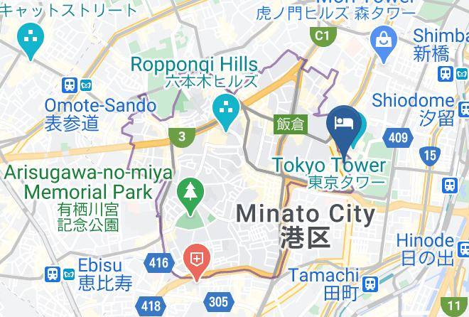 Somerset Azabu East Tokyo Map