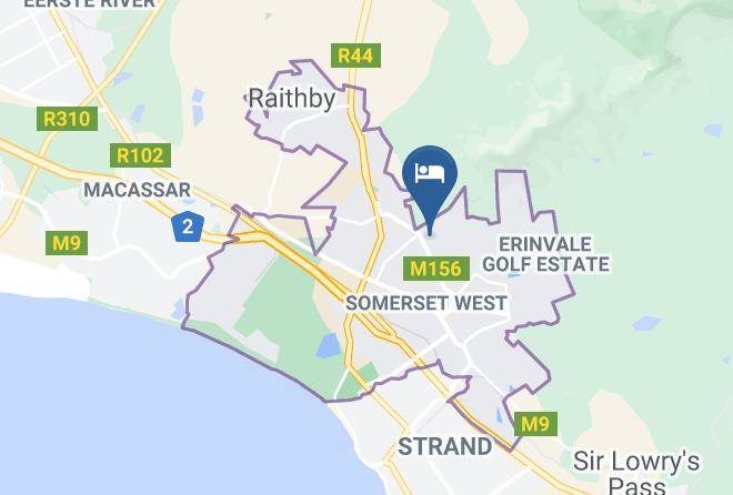 City Of Cape Town - Somerzicht B&b Self Catering Maps