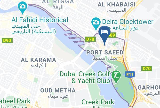 Dubai - Somewhere Hotel Deira Maps
