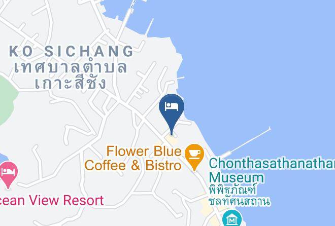 Ko Sichang District - Somewhere Hotel Koh Sichang Maps