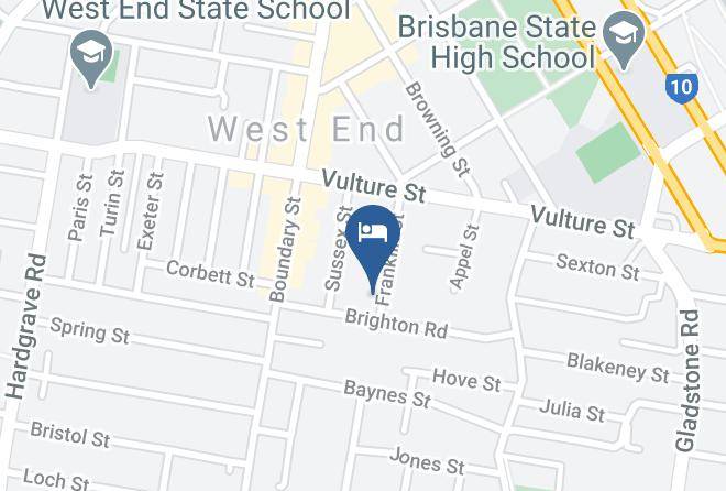 Brisbane - Somewhere To Stay Backpackers Maps