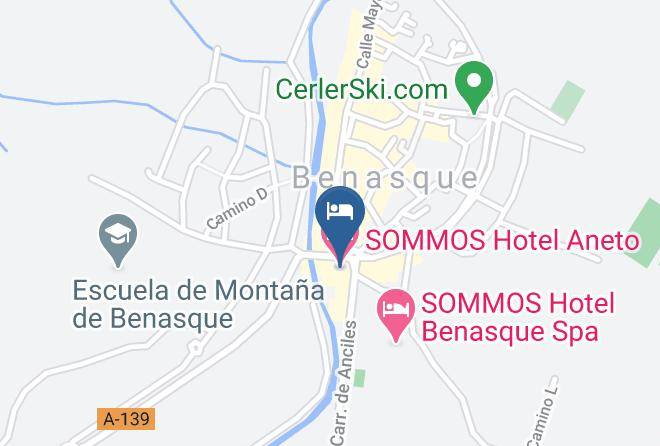 Huesca - Sommos Hotel Aneto Maps