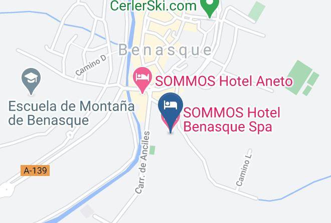 Huesca - Sommos Hotel Benasque Spa Maps