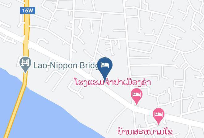 Pakse - Somvang Hotel Maps