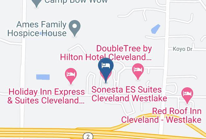Cuyahoga - Sonesta Es Suites Cleveland Westlake Maps
