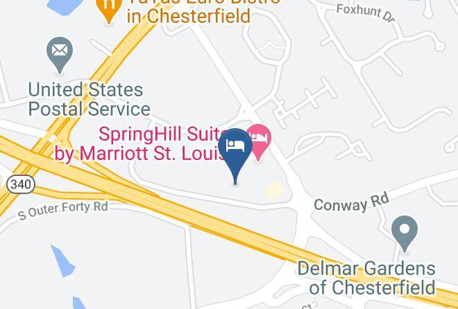 St Louis - Sonesta Es Suites St Louis Chesterfield Maps