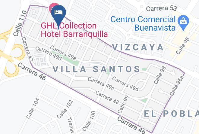 Barranquilla - Ghl Hotel Barranquilla Maps