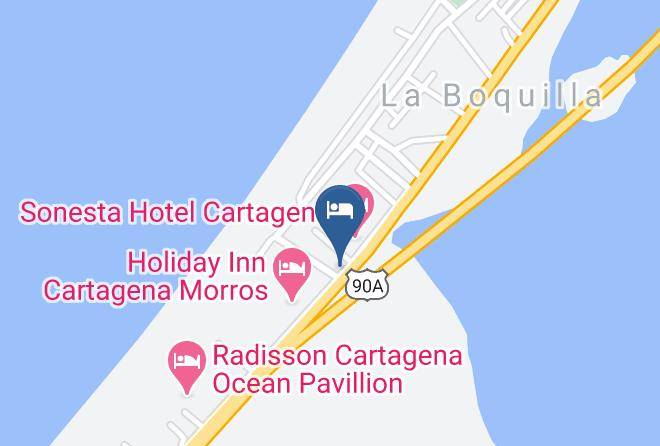 Cartagena De Indias - Sonesta Hotel Cartagena Maps