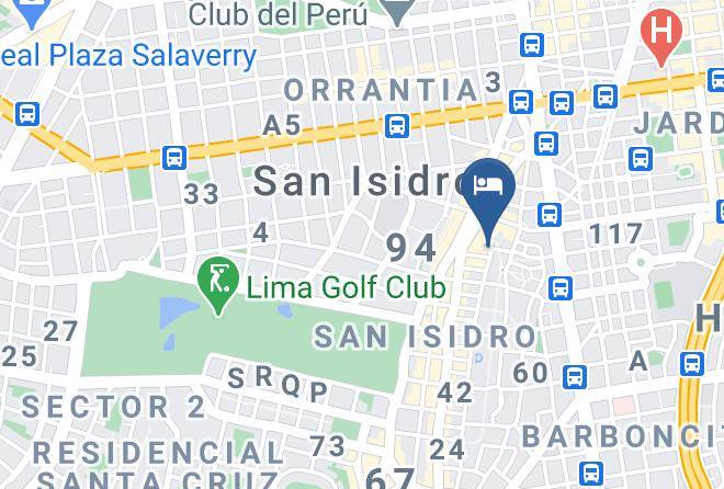 San Isidro - Sonesta Hotel El Olivar Maps