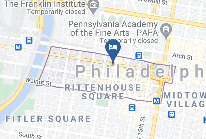 Sonesta Philadelphia Downtown Rittenhouse Square Map