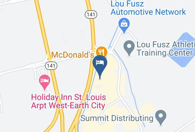 St Louis - Sonesta Simply Suites St Louis Earth City Maps