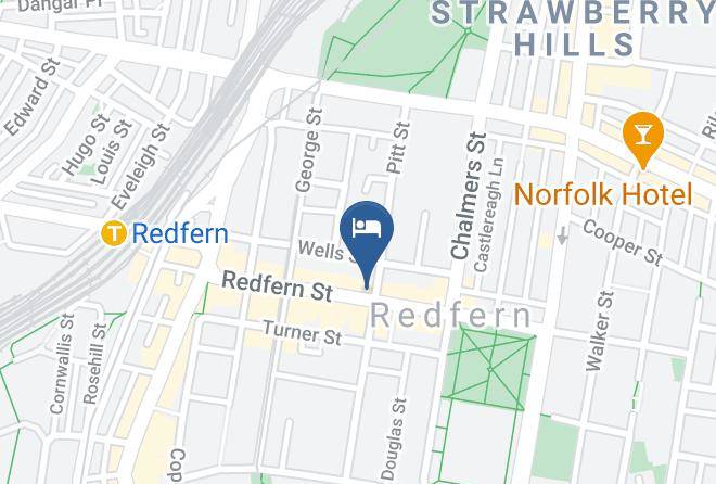 Sydney - Tudor Hotel Redfern Maps