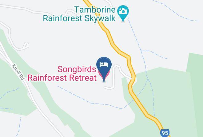 Scenic Rim - Songbirds Rainforest Retreat Maps