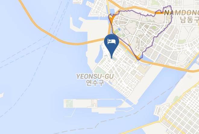 Songdo Central Park Hotel Map