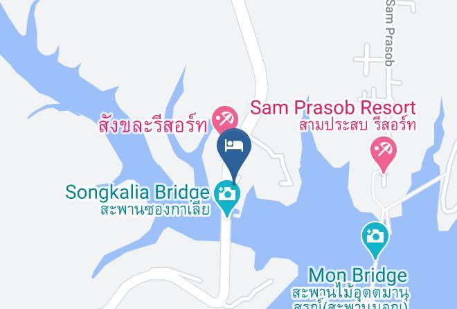 Amphoe Sangkhla Buri - Songkhalia River Hut And Resort Maps