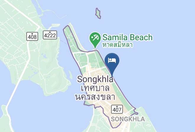 Amphoe Mueang Songkhla - Songkhla Mermaid Hotel Maps