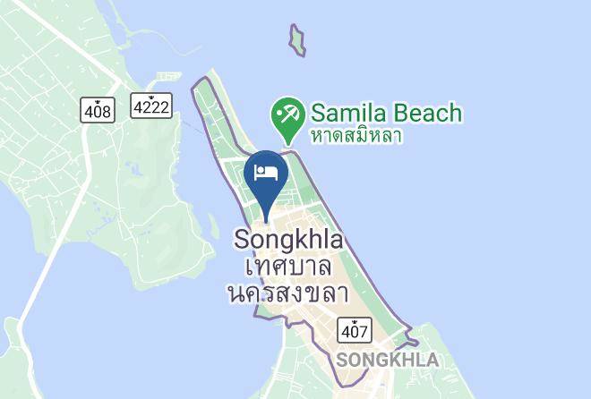 Amphoe Mueang Songkhla - Songkhla Taereak Antique Hotel Maps