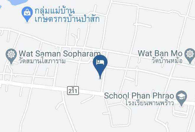 Amphoe Si Chiang Mai - Songrak Resort Maps