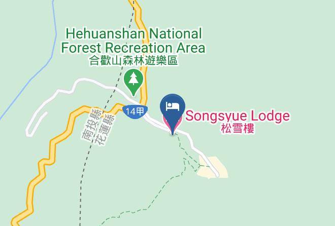 Songsyue Lodge Mapa - Taiwan - Hualiennty