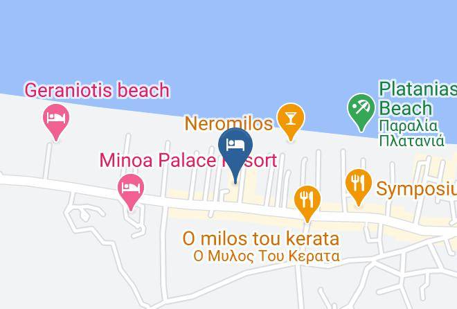 Khania - Sonio Beach Hotel Maps