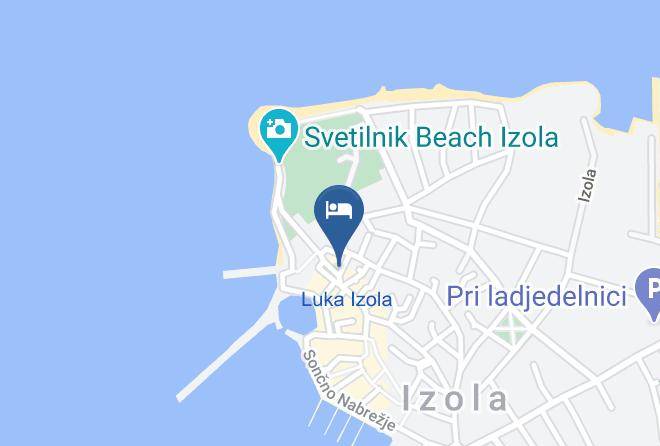 Izola - Sonja Vodisek Sobodajalka Maps