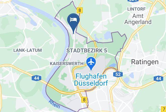 Dusseldorf - Sonnen Hotel Garni Maps