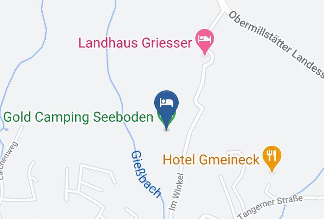 Spittal An Der Drau - Gold Camping Seeboden Maps