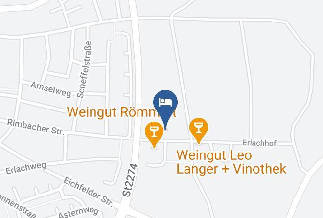 Kitzingen - Sonnenhotel Weingut Rommert Maps