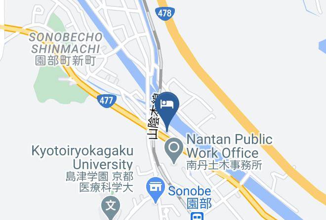 Nantan City - Sonobe View Hotel Annex Maps