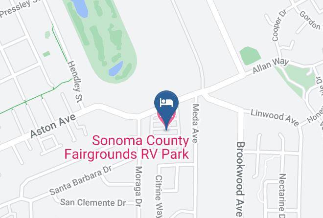 Sonoma - Sonoma County Fairgrounds Rv Park Maps