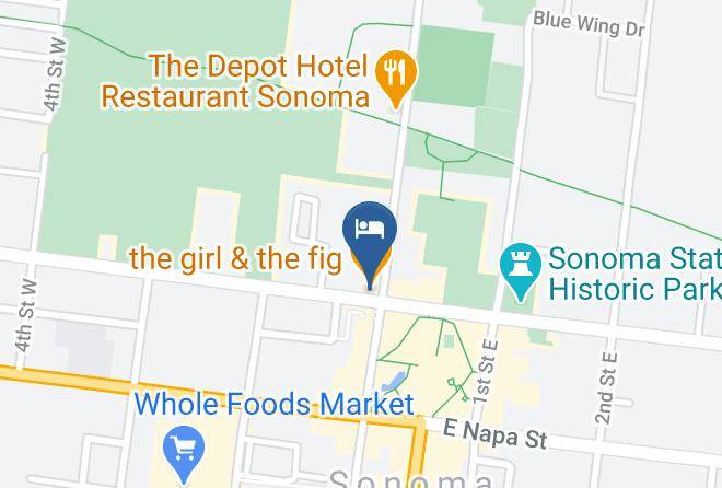 Sonoma - Sonoma Hotel Maps