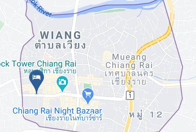 Mueang Chiang Rai District - Sooknirund Hotel Maps