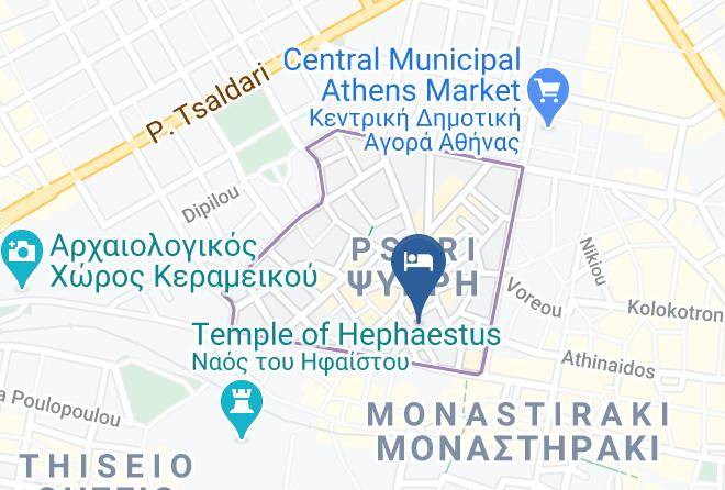 Central Athens - Soph & Chris Northern Backpackers Maps