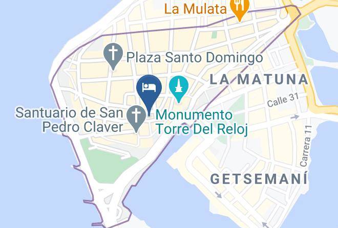 Cartagena De Indias - Sophia Hotel Maps