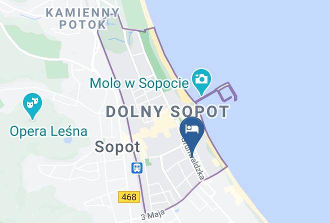 Sopot - Sopockie Pokoje Grunwaldzka 52 Maps
