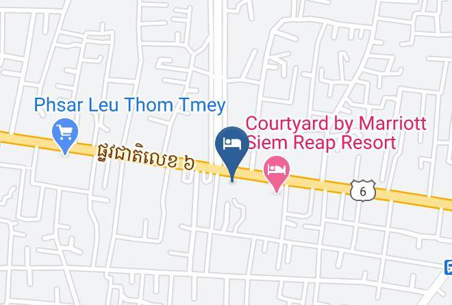 Sor Kimpheng Guest House Karte - Siem Reap - Siem Reab Town