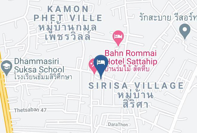 Amphoe Sattahip - Sor Kor Sor Resort Sattahip Maps