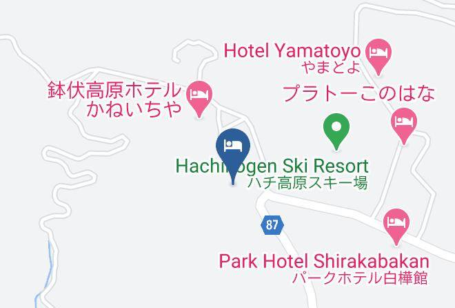 Yabu City - Sora No Mori Hotel Hanagori Maps