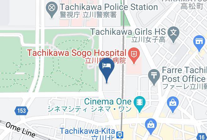 Tachikawa City - Sorano Hotel Maps