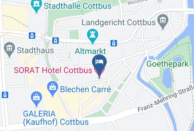 Cottbus - Sorat Hotel Cottbus Maps