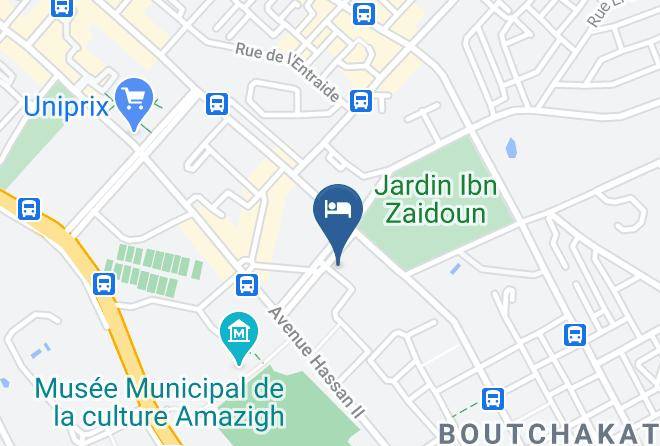 Agadir - Soraya Studiotel Maps