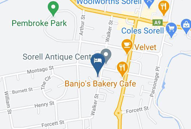 Sorell - Sorell Barracks Maps